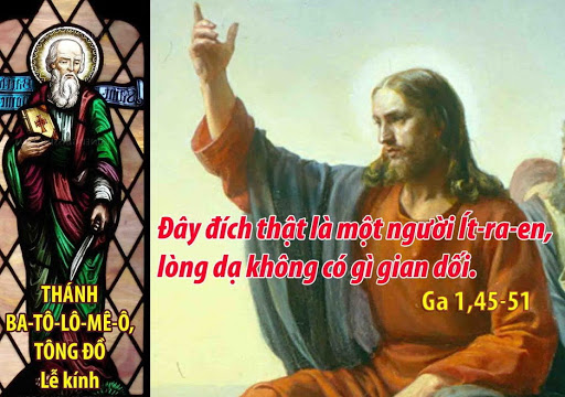 Thứ Hai Tuần XXI Mùa Thường Niên Năm chẵn - THÁNH BATÔLÔMÊÔ, TÔNG ĐỒ